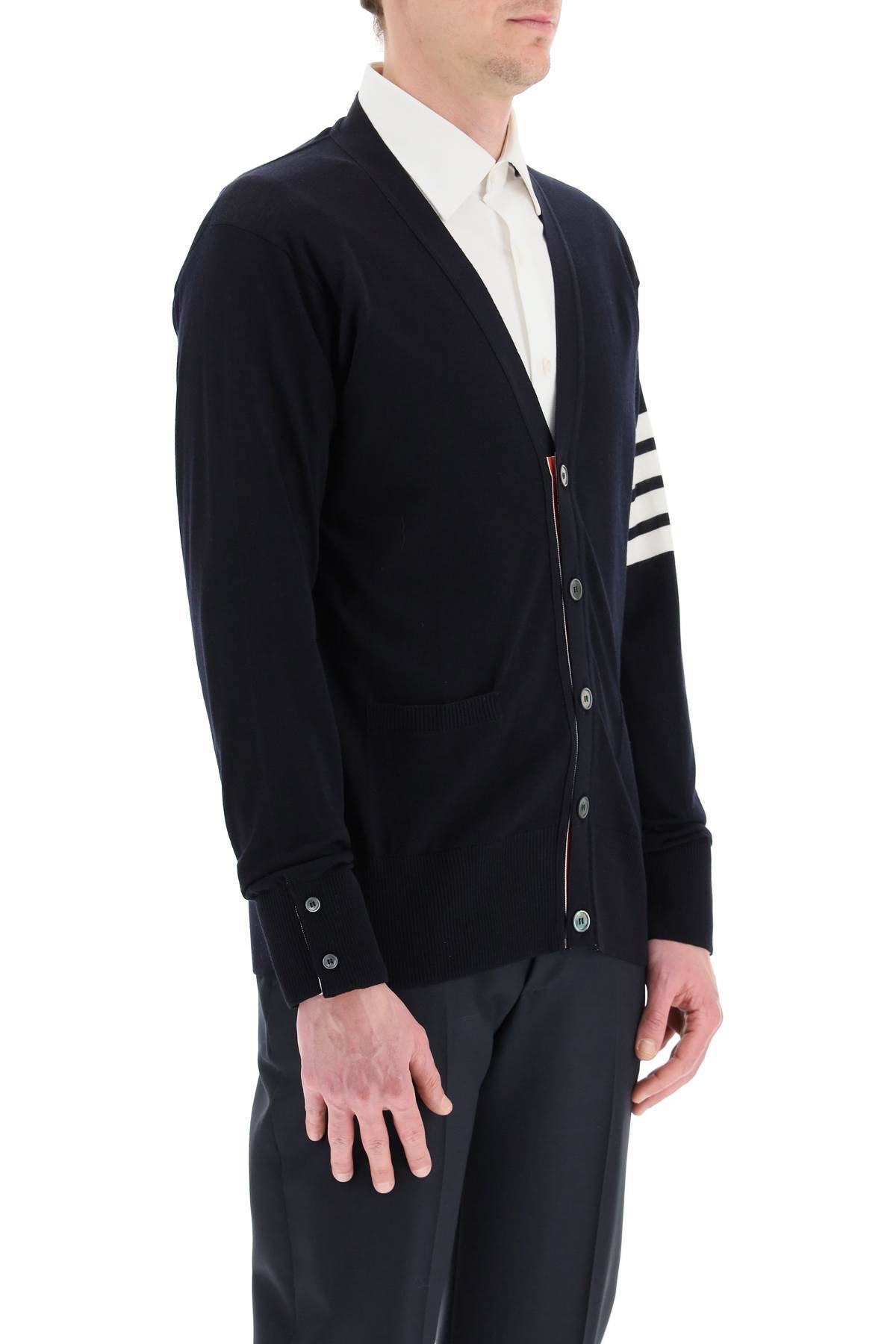 THOM BROWNE 4-bar cardigan