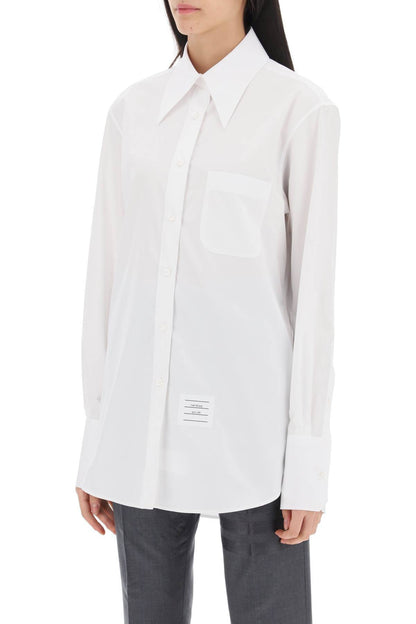 THOM BROWNE easy fit poplin shirt