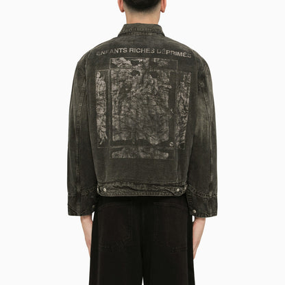 Enfants Riches Déprimés Black Washed Cotton Jacket