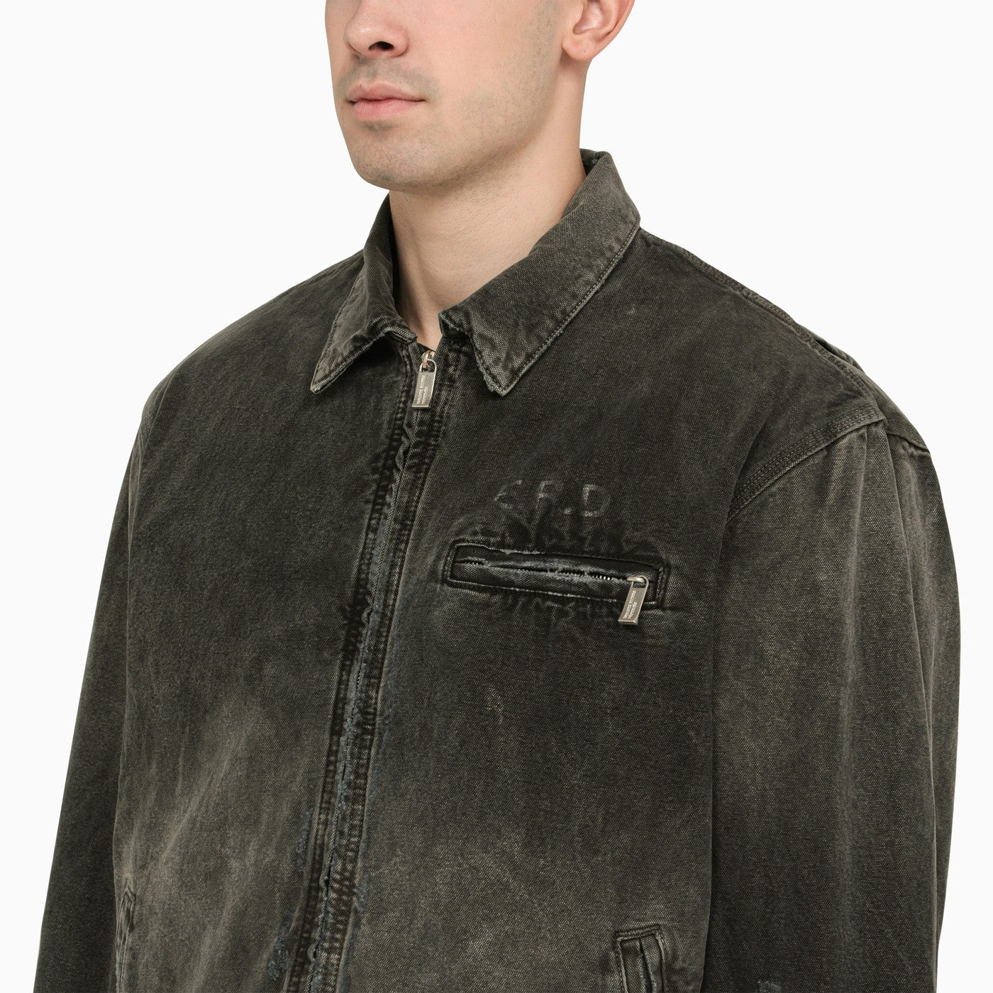 Enfants Riches Déprimés Black Washed Cotton Jacket