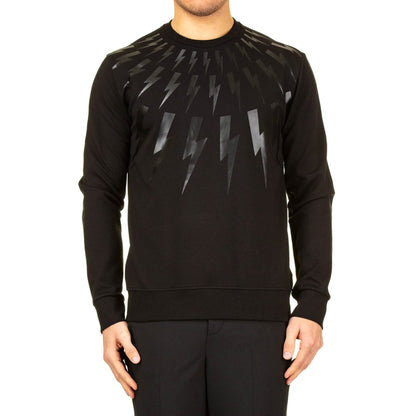 Neil Barrett Lightning Print Sweatshirt