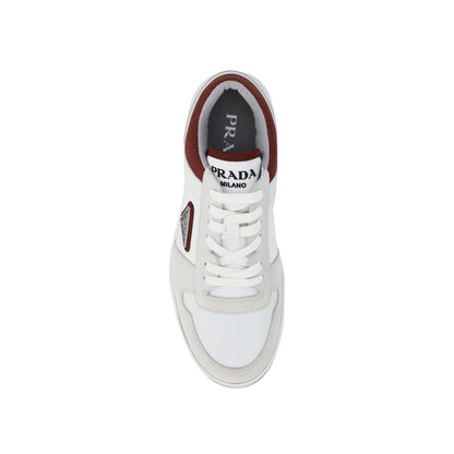 Prada Leather Logo Sneakers