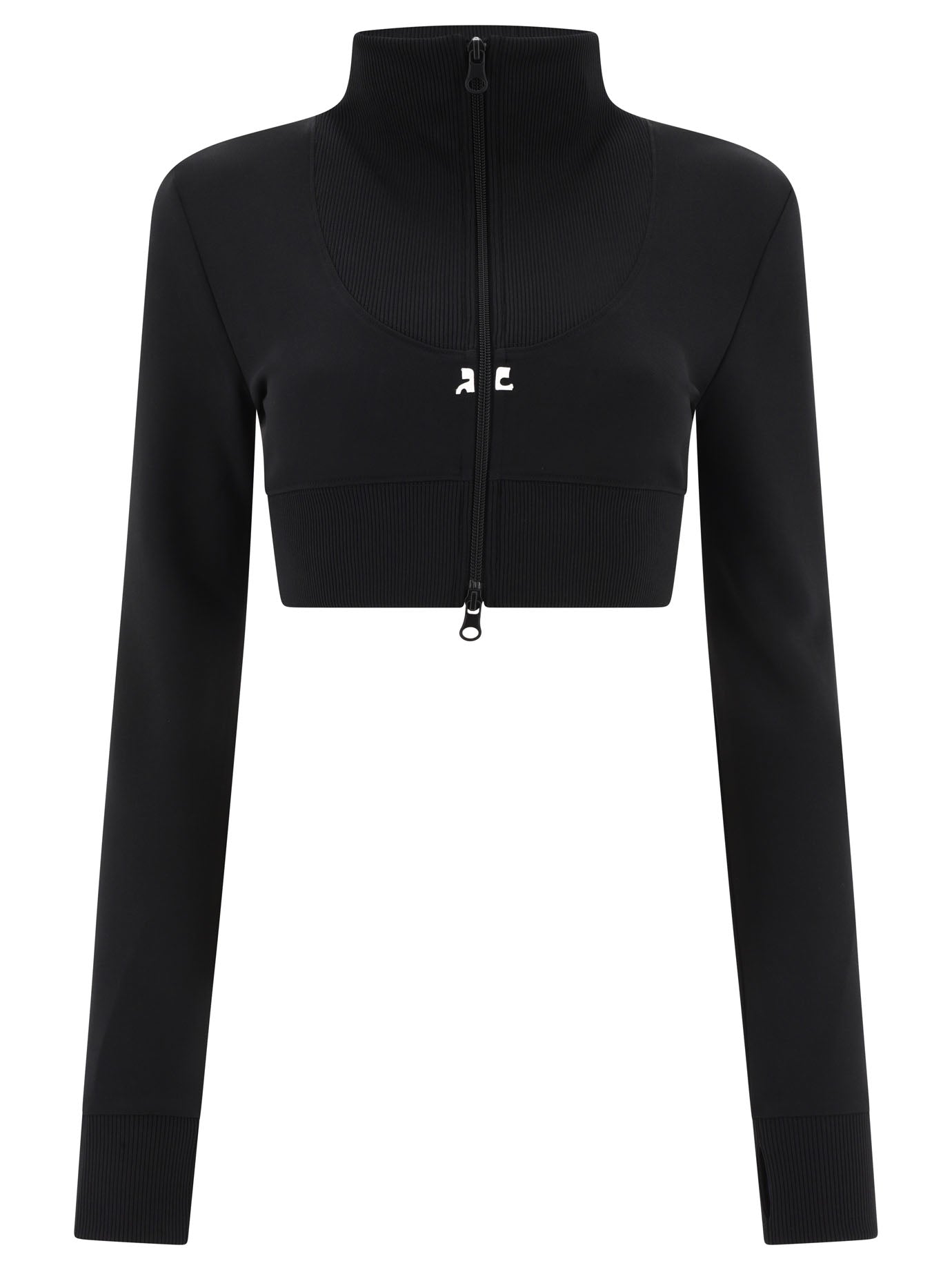 Courrèges Maxi Rib Cropped Tracksuit