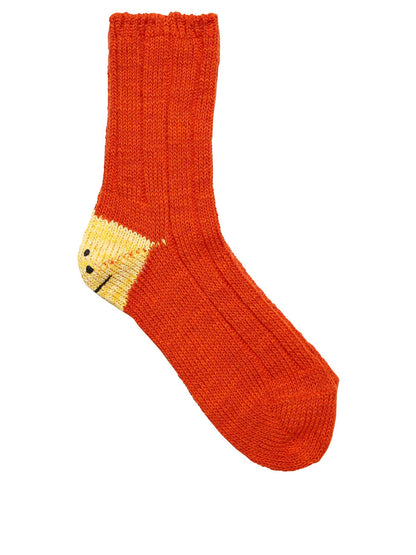 Kapital Rainbowy Happy Heel Socks