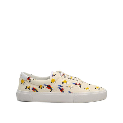 Saint Laurent Printed Canvas Sneakers