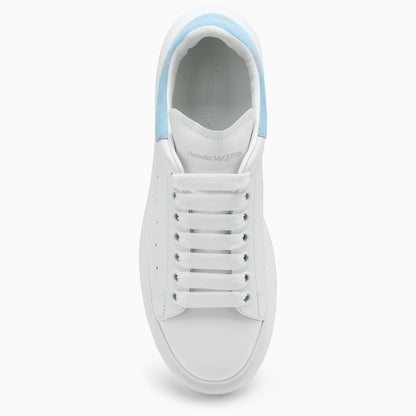 Alexander Mc Queen White And Power Blue Oversized Sneakers