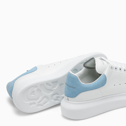 Alexander Mc Queen White And Power Blue Oversized Sneakers