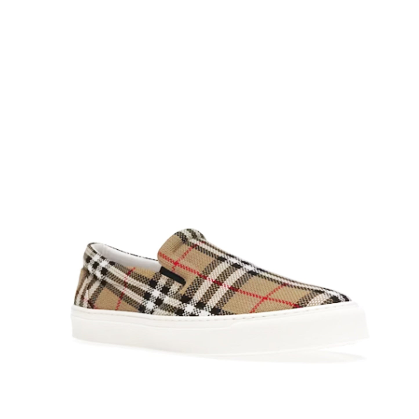 Burberry Canvas Slip On Sneakers