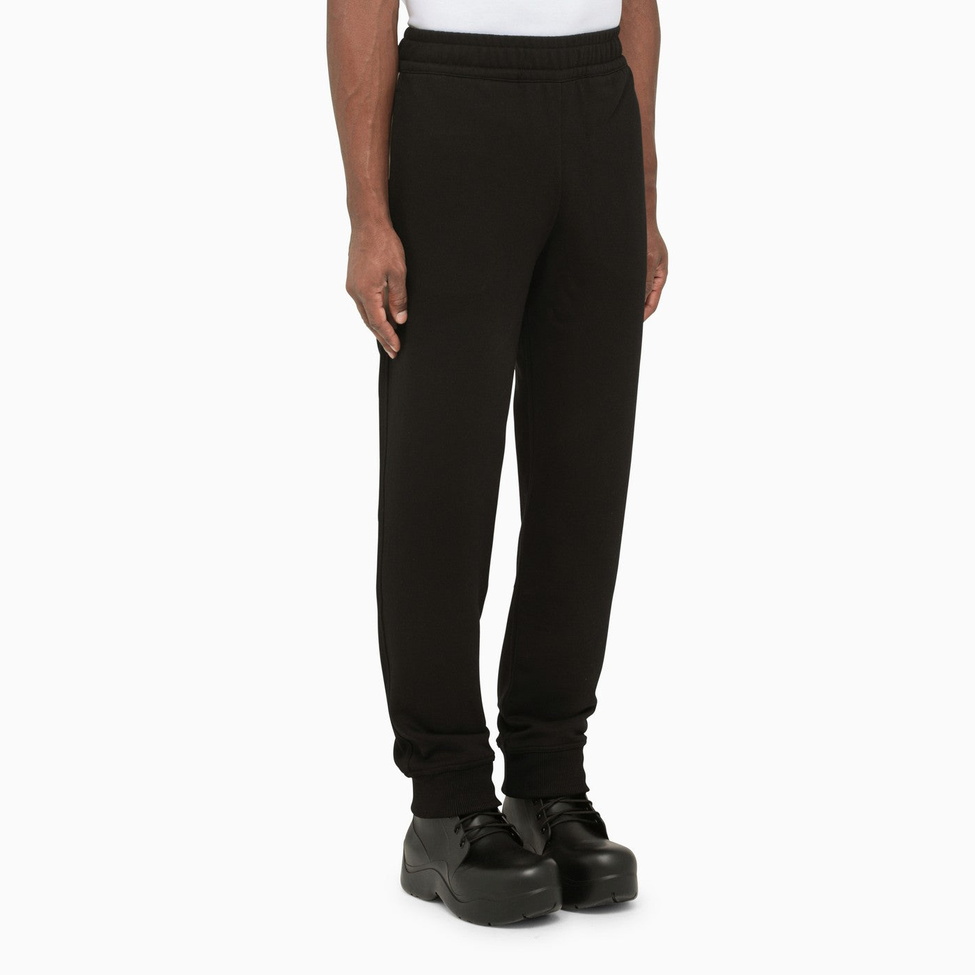 Burberry Black Stretch Cotton Joggers