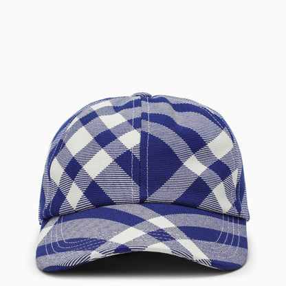 Burberry Wool Blend Tartan Baseball Cap