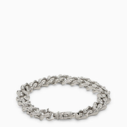 Emanuele Bicocchi Silver 925 Chain Bracelet With Arabesques