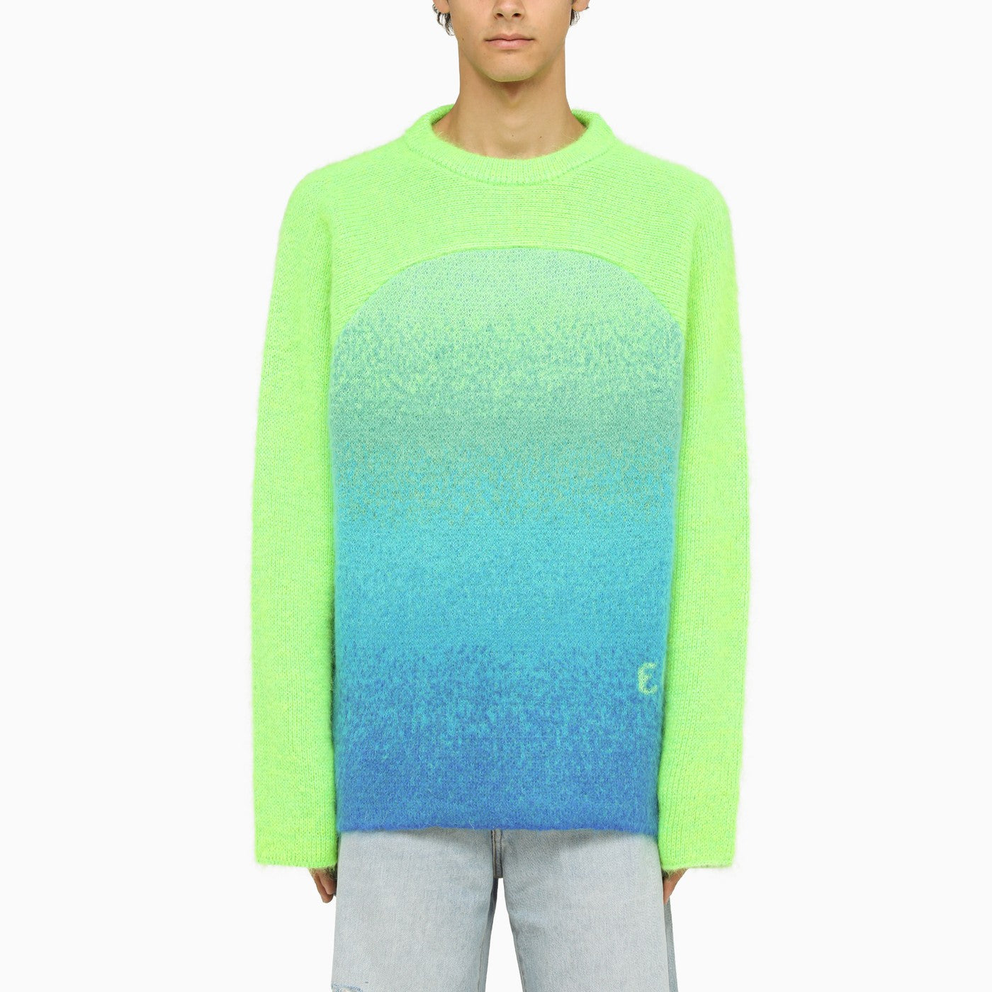 Erl Gradient Rainbow Mohair Sweater