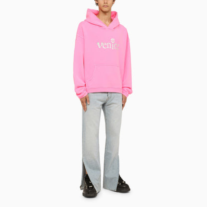 Erl Venice Pink Hooded Sweatshirt