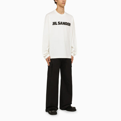 Jil Sander Logoed Crew Neck Sweatshirt