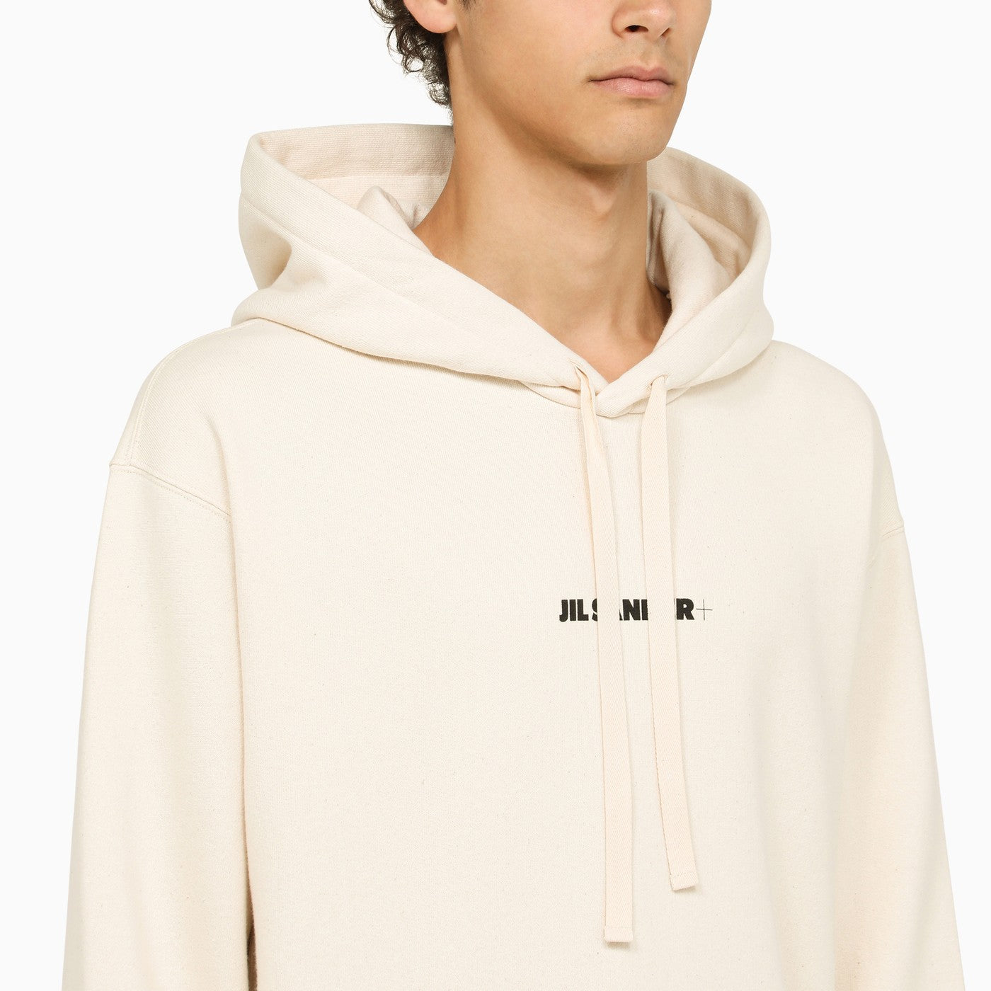 Jil Sander Dune Coloured Sweatshirt With Logo