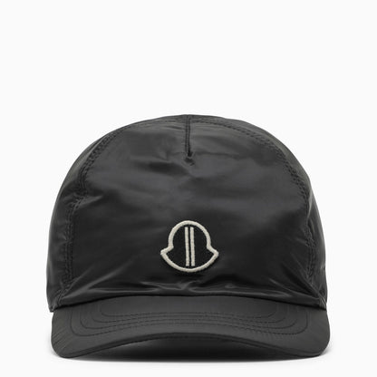 Rick Owens Black Baseball Cap With Logo