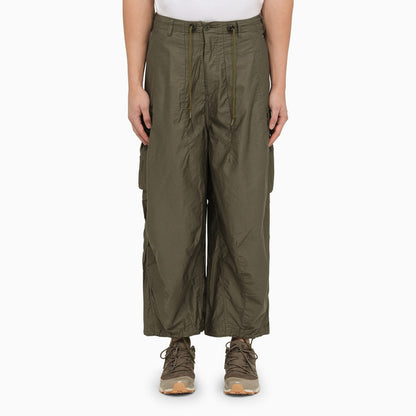 Needles Olive Green Cotton Cargo Trousers