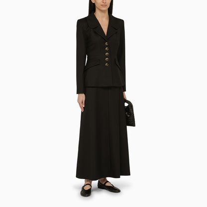 By Malene Birger Isoldas Black Long Skirt