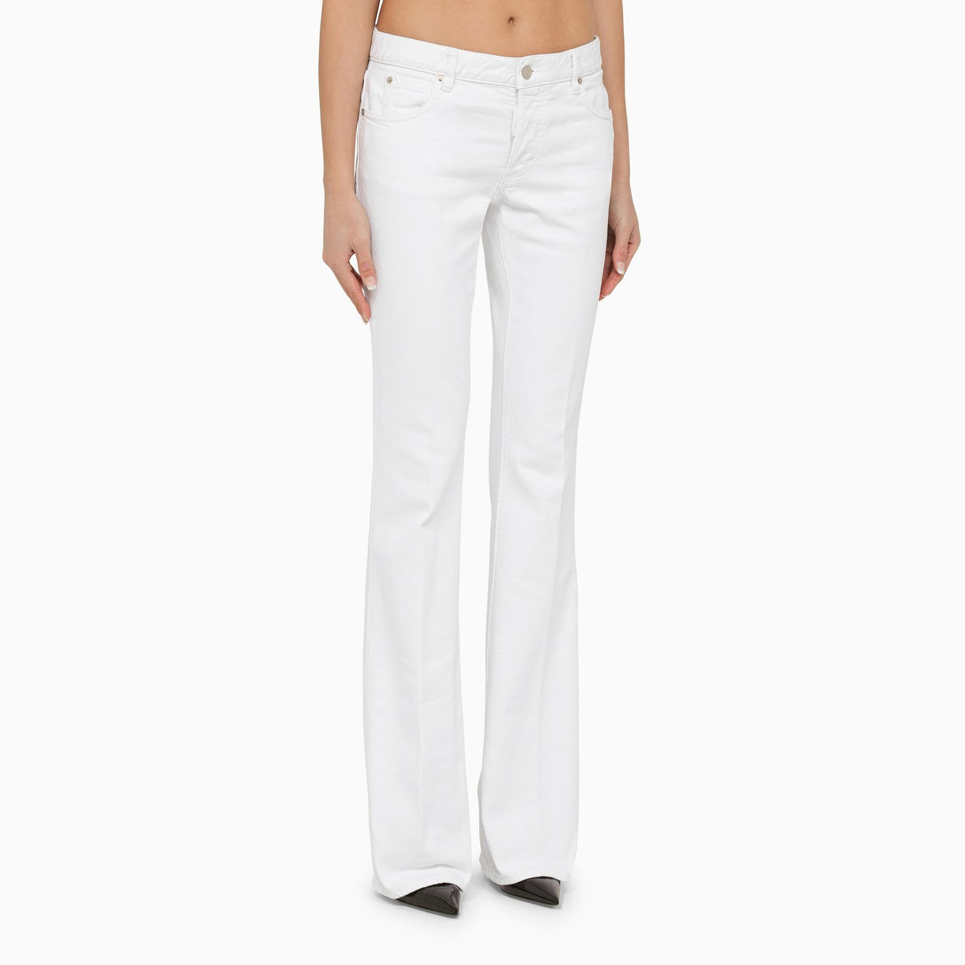 Dsquared2 White Denim Trousers