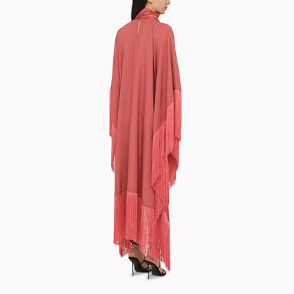 Taller Marmo Mrs. Ross Dress With Fringes Peony Coloured