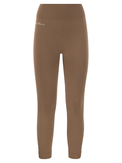 S Max Mara Lama Leggings In Technical Stretch Fabric