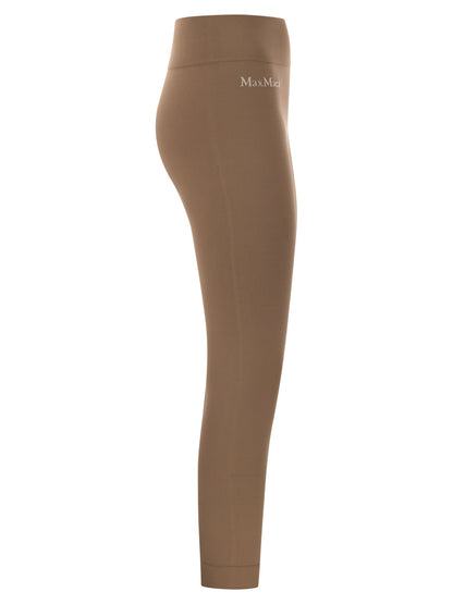 S Max Mara Lama Leggings In Technical Stretch Fabric