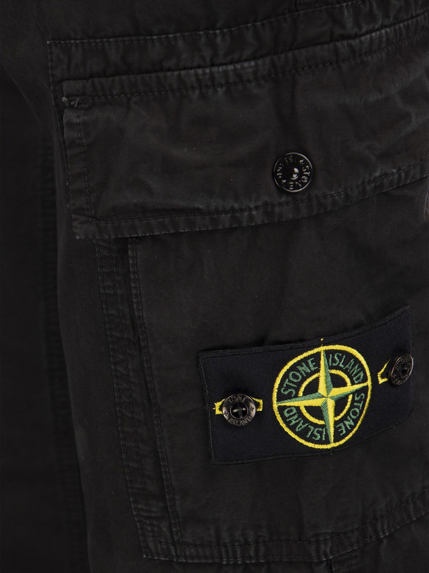 Stone Island Cotton Cargo Trousers