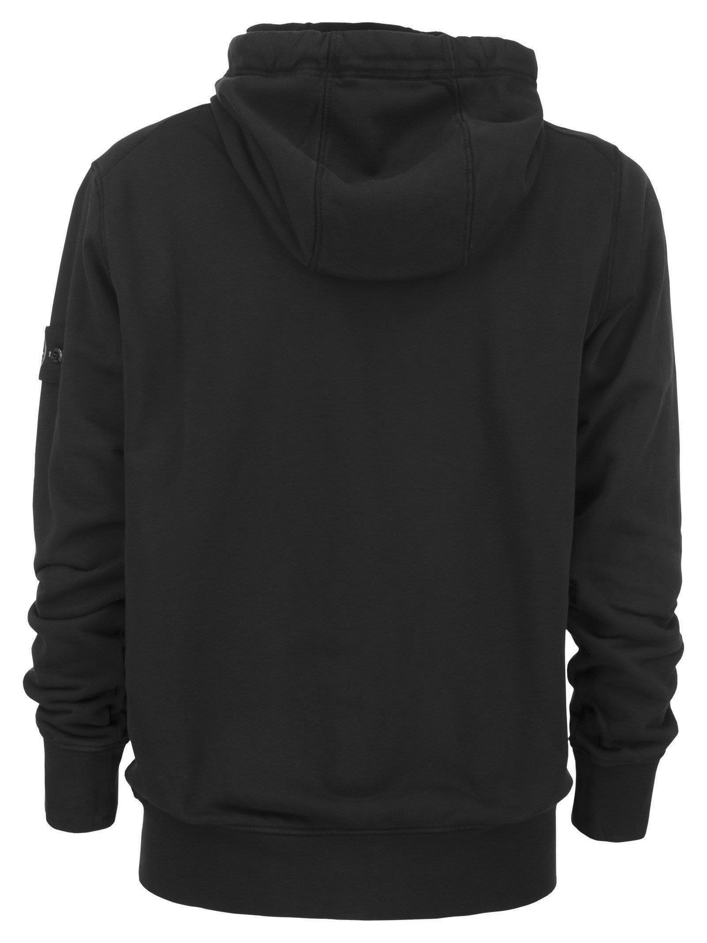 Stone Island Cotton Sweatshirt With Hood And Zip