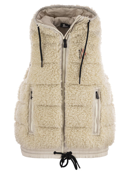 Moncler Grenoble Teddy Teddy Effect Padded Waistcoat