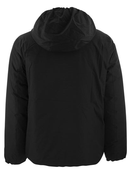 K Way Jack Reversible Hooded Down Jacket