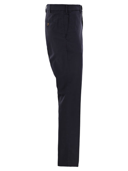 Brunello Cucinelli Italian Fit Cotton Gabardine Trousers