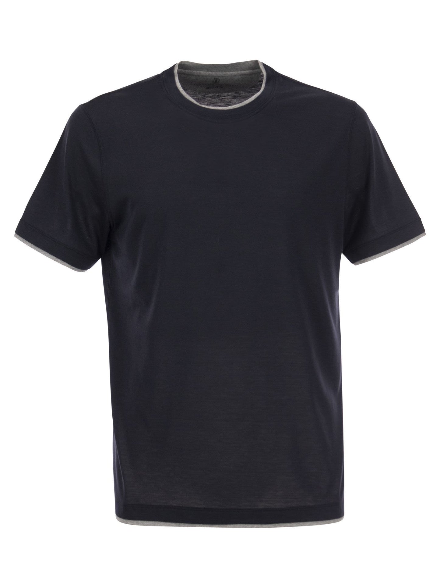 Brunello Cucinelli Silk And Cotton T Shirt