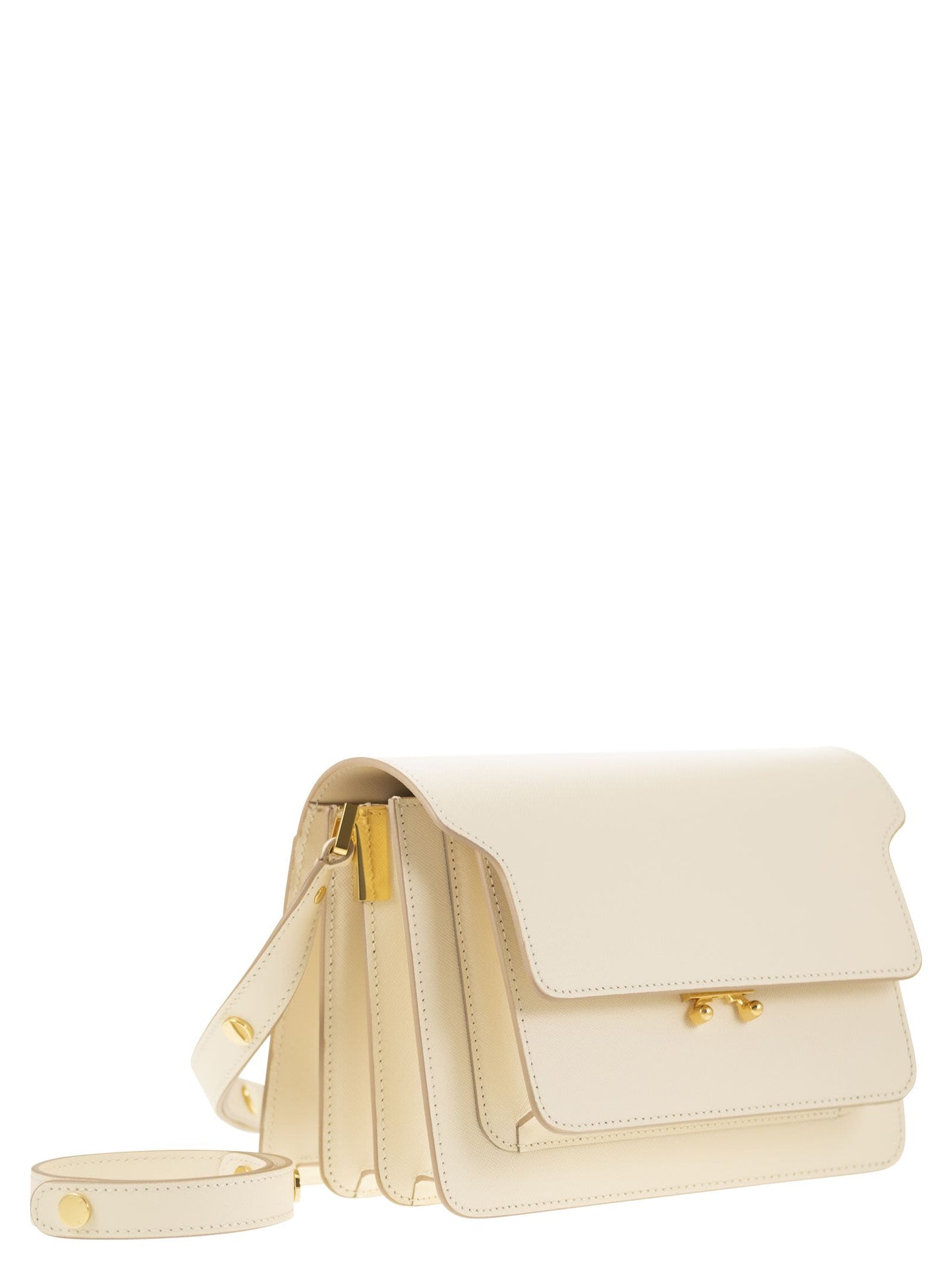 Marni Trunk Saffiano Calfskin Bag