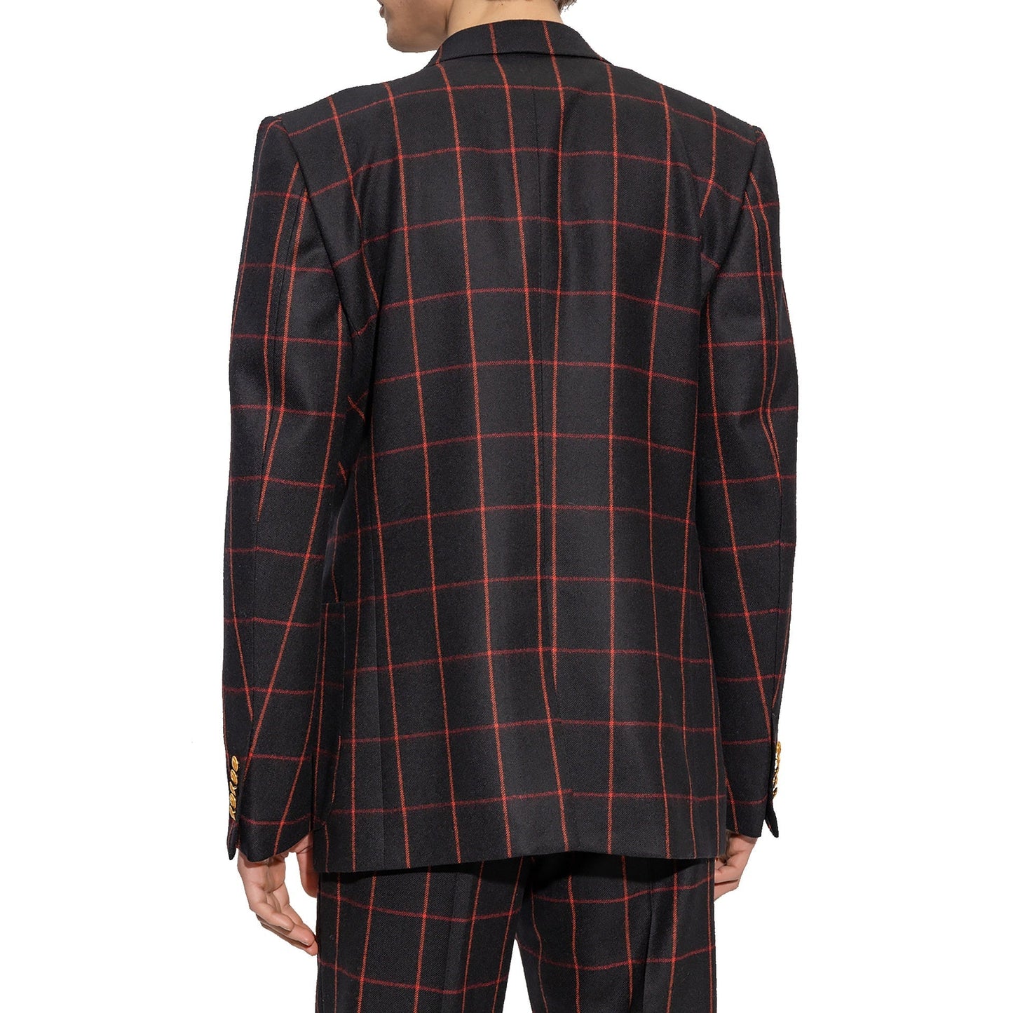 Gucci Wool Checked Blazer